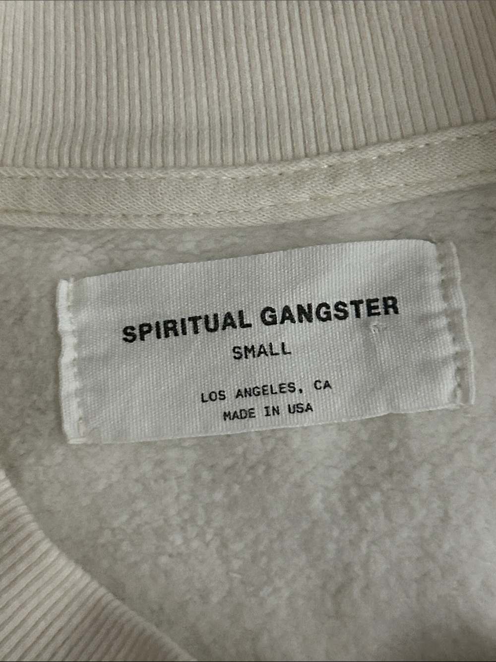 Spiritual Gangster Joy La Brea Crew Neck Sweatshirt Size S - Picture 3 of 6